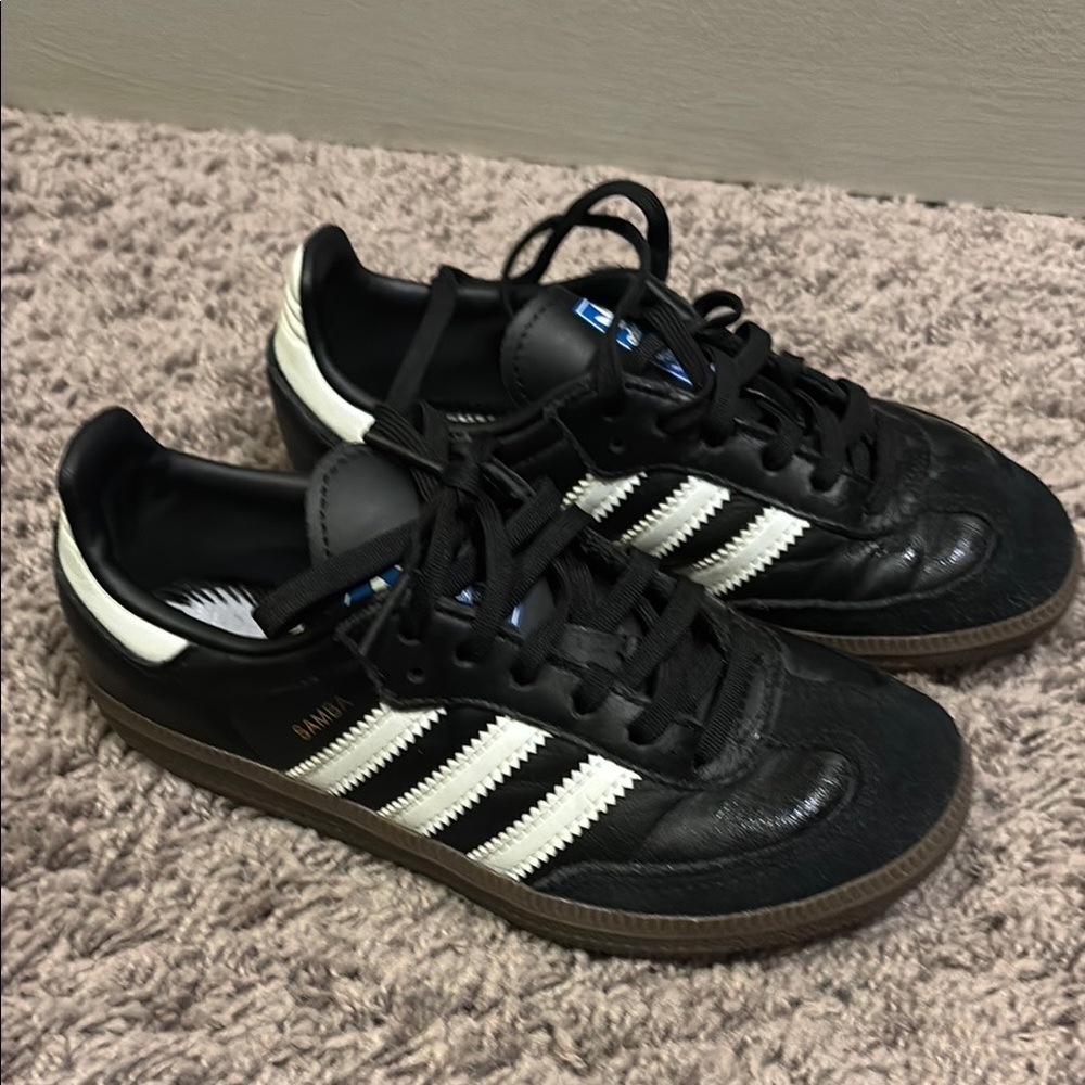 Adidas Samba Black and White Men's Shoes